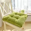 Colores de caramelo de almohada asiento cómodo espesor en espesor comedor tatami soporte lumbar silla de dormitorio de oficina