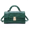 Shoulder Bags Brand Designer Crocodile Handbag Women Fashio Tote Bag Elegant Purse With Pendant Decoration
