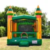 4mlx4mwx3.5mh (13,2x13.2x11,5ft) trampolins infláveis castelo verde castelo bouncer house bouncing house house para crianças