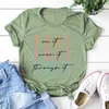 T-shirts de femmes Tshirt chrétien chemise religieuse Pray Boho Faith Gifts Graphic esthétique