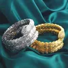 18K Silver Gold Luxury Snake's Women's Open Bangles Bracelets Designer Mens Bijoux de haute qualité Unisexe Fashion Diamond Party Christmas Wedding Gifts Anniversaire