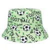 Caps Chapeaux Mentes Printed Bucket Hat Summer Summer Panama Coupe du monde Game de football Fashion Fisherman Pliage Sun Hatl240429
