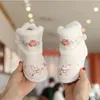 Boots Children's Embroidered Fashion Chinese Traditional Style Girls Princess Dance Performance Cotton Kids Hanfu