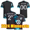 Minnesota 2024 2025 Koszulki piłkarskie United Nowe 24 25 Wersja fanów MLS Football Man Man Top koszule Gregus Lod Major League Finlay Huneou Fragapane Thai