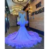 Mermaid Ebi Arabisch Aso Blackless prom jurken kristallen kristallen avond formeel feest tweede receptie verjaardag engagement jurken jurk zj7044