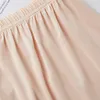 Dames kant ondertunkirt petticoat onder kleding lange rok veiligheid zomers slips casual mini -rokken underdress 240426