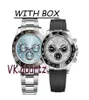 2022 Montre de Luxe Premium Factory Quartz Watch for Mens Automatic Machine Watch Рабольные часы Rubber Strap Sport VK Chronogra4209778
