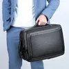 Backpack WESTAL Geniune Leather Cool Minimalist Business Durable Large Capacity Waterproof 15inch Laptop Storage Bag