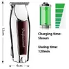 Trimage de cheveux sans fil rechargeable pour hommes toiletage des cheveux électriques professionnels Clipper barbe Hair coup de coupe Machine Edge 240429