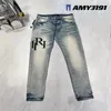 lila jeans denim byxor herr lila jeans designer jean män byxor avancerad kvalitet rak design retro streetwear casual svettbyxor joggar pant28-40