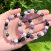 Natural Mineral Stress Reducing Bracelet, Calming And Energy Balancing Crystal, Anxiety Reduce Bracelet, Gift For Men And Women