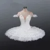 Vestido de balé de cisne pequeno profissional para crianças bailarina tutu crianças infantil balé profissional tutu panqueca traje 240426