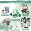 Kits muciakie 50 m5 m DIY Tropfbewässerungssystem Automatische Gartenschlauch Mikro -Tropf -Wasseranlagen mit einstellbaren Dripper