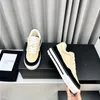 Mode platform opgeloste trainers lederen dubbele sneakers dikke schoenen echte koekje fluweel suède luxe vrouwen sneaker in elkaar grijpende spor bvpa