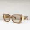 Sonnenbrille Frauen hochwertiges Design Fashion Classic Acetat Rahmen Outdoor -Reiseverkehrsgeschäft Luxusbrillen