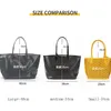 Tasarımcı Çanta Tote Bag Beach Bag Tasarımcı Tote Çanta Omuz Taşıma El çantası Büyük Kapasiteli Kompozit Alışveriş Çantası Çift Harfler Lüks El Çantası Omuz Çantası