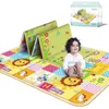 Faltbare XPE Kids Teppich falten Cartoon Baby Play Matte für Kinder Mat Playmat Puzzle Teppiche in den Kindergartenspielmatten 240423