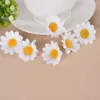 Decorative Flowers Hoomall 100PCs Mini White Daisy Flower Artificial Silk Party Wedding Decoration Home Decor Flowers(without Stem)