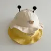 Caps chapeaux mignon dessin animé bébé seau de seau d'été