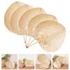 Dekorative Figuren 5 PCs Hochzeitsdekorationen Bauernhaus Fan Hand- Fans Rattan Chinese Style Handmade Wall