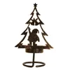 Kaarsenhouders tafelhouder decor decor kerstboom middelpunt thee licht romantische teaight -stands voor trouwhuis