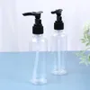 Lagringsflaskor 4 PCS Liquid Bottle Shampoo Dispenser med pumpglasspray för hårresor Handtvättvätska