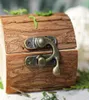 Caixa de armazenamento de jóias de embrulho de presente Casal de letras criativas Proposta de casamento de madeira Organizador de anel na kosmetyki6886992
