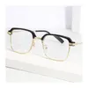 Güneş Gözlüğü 2024 Şık Yarım Çerçeve Myopia Gözlük Metal Trend Moda Anti-Blue Işık Yakın Görüş Gözlükleri Kadınlar Kısa Görüşme Gözlükler