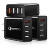 USB Mobile Phone QC3.0 Head Head 3.1a Four 33W Multi -Port Charger