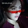 Shauna Fashion Half-Frame Small Rectangle Sungass Sungasses Women Brand Designer Ins One Piece Red Shades Men 240428