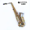 Saxofón Júpiter Jas1100 NUEVA LLEGA ALTO EB SAXOPHON SAXOPHONE Musical Instrumento Gold Lacquer Sax con boquilla de caja envío gratis