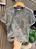 TシャツメンズTシャツスタックアニメトップロック刺繍メンズTシャツプリントレギュラーKポップ安い服と無料配達XLL2404