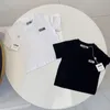 Little Bear Kids Designer Vêtements Baby Kids Kids Short Sheve Tees Tops Baby Boys Shirts Luxury Girls Fashion Lettre Chilsren Lettre décontractée