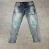 lila jeans denim byxor herr lila jeans designer jean män byxor avancerad kvalitet rak design retro streetwear casual svettbyxor joggar pant28-40