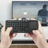 RII K06 Mini Bluetooth KeyboardbackLit 2.4GHz Bezprzewodowa klawiatura z IR Learning Touchpad Android TV Box Mac Laptop Windows 240419