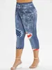 Frauenhose Capris Ultra Fine Womens Summer Denim Beine Womens Casual Fashion hochwertiger Damenbekleidungshose XL-4XL 2023L240429