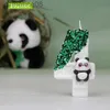 Bougies Creative Digital Bandles mignons Panda Birthday Cake Party Party Party Amosphère Scène de bougie Decoration Decoration D240429