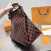 Luxury's Tote Bag Woman Handtas Binkopentassen Vrouwen Hobo Echt lederen schoudertas Grote capaciteit Kruisgevoelige handvat Gouden Keyring Open Handtassen Zakken Zakken