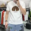 T-shirt de nouveau style Pumpkin Hingestone Flocks Men's Tees 2024 Tendance d'été Marque Luxury Unisexe Tops Large Taille 7xl Man Clothing