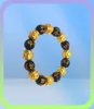 01 Natural Stone Black Obsidian Pixiu Bracelet With Tiger Eye And Double Pixiu Lucky Brave Troops Charms Jewelry for Women Men3501016