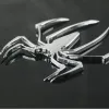 Universal Chrome Metal Spider Emblem 3D Car Sticker Gold Silver Decal voor vrachtwagens en auto's ZZ
