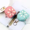 Keychains Fashion Coin Purses Keychain Pu Leather Pendant Key Organizer Luxury Söta plånbok Keyring Holder Charm Bag Gifts