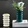 Piantatrici vaso a spirale vaso di fiori nordico moderno semplicità di plastica casa soggiorno layout decorativo pentola durevole ufficio nuova decorazione q240429