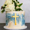 Supplies festives 10pcs Cross Dostation d'anniversaire en acrylique Cake Decoration Party Party