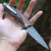 Pure VG10 Steel Heart Damascus Steel Knife Mes Collectie Outdoor Vouw Camping Survival Hunting Mes