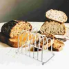 Storage Bread Bread Bread Rack Desktop Toast Stand Soporte de accesorios de accesorios de accesorios de metal de encimera Daily Show