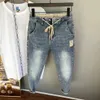 Men's Jeans Mens jeans mens ultra-thin small foot long pants casual clothing goods Q240427