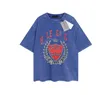 T-shirt pour hommes T-shirts Summer Summer Brand de luxe Lavage Vintage Denim T-shirts Mentide femme à manches courtes Hip Hop Streetwear Tops Shorts Casual