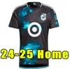 Minnesota 2024 2025 Soccer Jerseys United New 24 25 Fan Version Away MLS Football Adult Man Top Shirts Gregus Lod Major League Finlay Hunou Fragapane Thai Thai