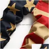 Jeans pour hommes hommes American Flag Print Fi Stripe Stripe Stars Digital Paint Paint Pantalon Denim Slim Stretch Crayer Trafant 29pw Drop Livrot Dh3gr